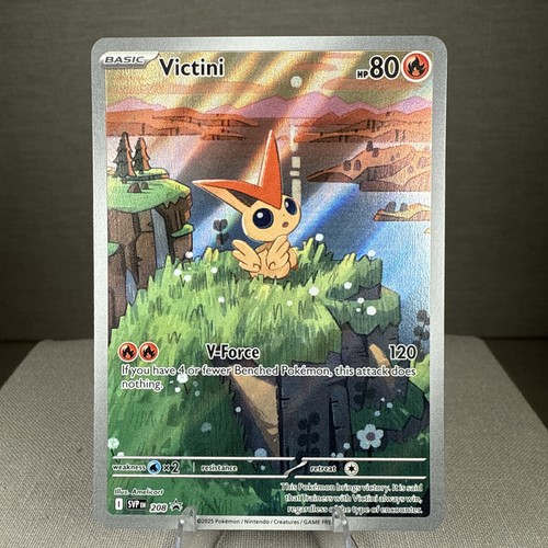 Victini 208 Scarlet & Violet Black Bolt White Flare Promo NM