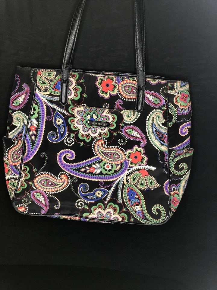 Bolso de mano Vera Bradley Paisley correas de cuero 21078-646 VBE16 3z5sddkx03984 Foto 4 de 4