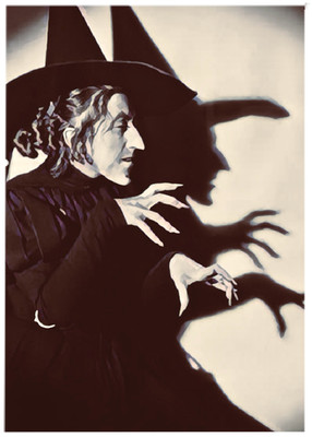 WIZARD OF OZ - Wicked Witch * Fun Novelty * MOVIE * Art Card * ATC ACEO