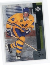 Henrik Sedin 1997-98 Upper Deck Black Diamond Rookie Card RC #136. rookie card picture