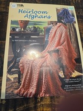 HEIRLOOM AFGHANS 9 CREATIVE DESIGNS LEISURE ARTS CROCHET PATTERN BOOK