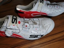 Sidi Wire Carbon Road Shoes White Size 44 With Box Free Delivery