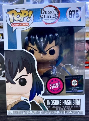 Funko Pop! Demon Slayer Inosuke Hashibira 875 Chalice Collectibles Flocked Chase
