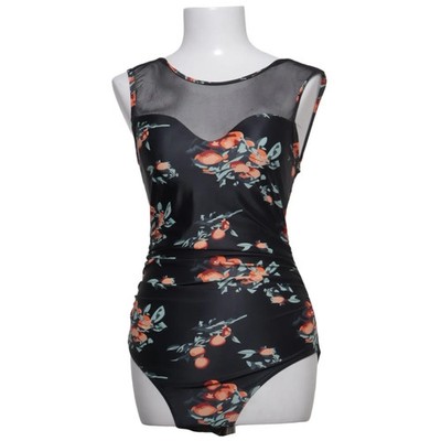 Summer Mae, Badeanzug, Größe: M, Schwarz/Mehrfarbig, Elasthan/Polyester #ywD