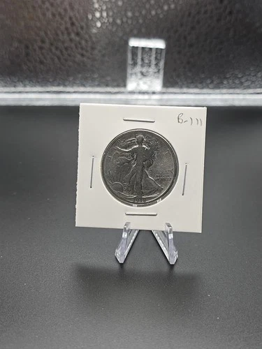 1918 50C Walking Liberty Half Dollar--VG-- B-111