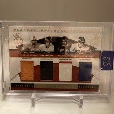 SELMON HAMPTON SINGLETARY TAYLOR 2007 NATIONAL TREASURES ALL-DECADE PATCH /25