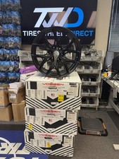 4x Vossen Hf6-4 20x9.5 6x139.7 Et15 Deep Face 106.1 - Satin Black Wheel Hf64