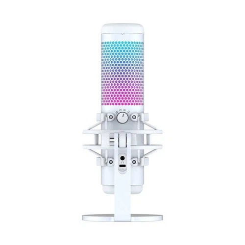 HyperX QuadCast S RGB USB Condenser Microphone White for PC PS5 Mac Anti 519P0AA - Picture 4 of 5