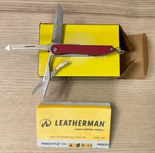 NIB Leatherman Style Rare Retired Discontinued Multi Tool Collectible - Red