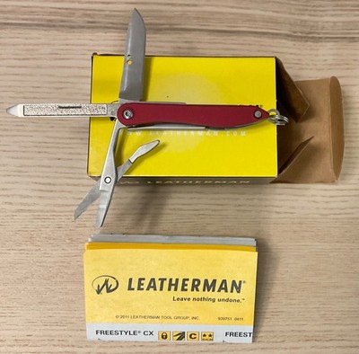 NIB Leatherman Style Rare Retired Discontinued Multi Tool Collectible - Red