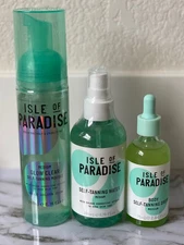 3 pc set-Isle Of Paradise Self-Tanning Spray/Mousse & Drops MEDIUM