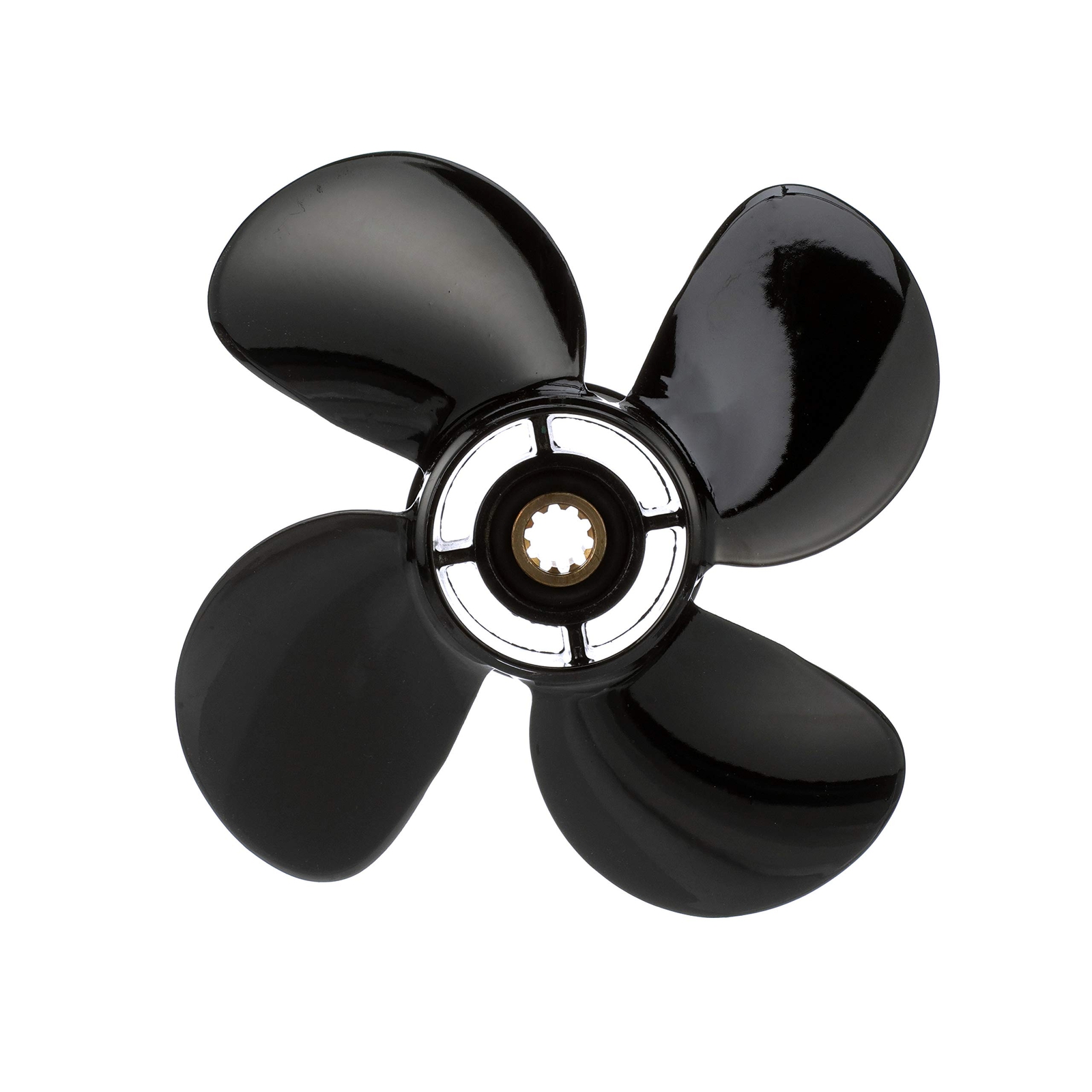 Quicksilver Nemesis 4-Blade Aluminum Propeller 9.3