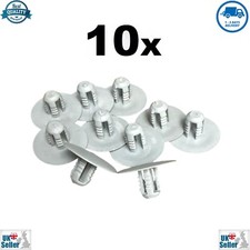 10X Bossmobil Door Cladding Fastener Clip Plug Trim Clamps Bright 25X13X8 mm