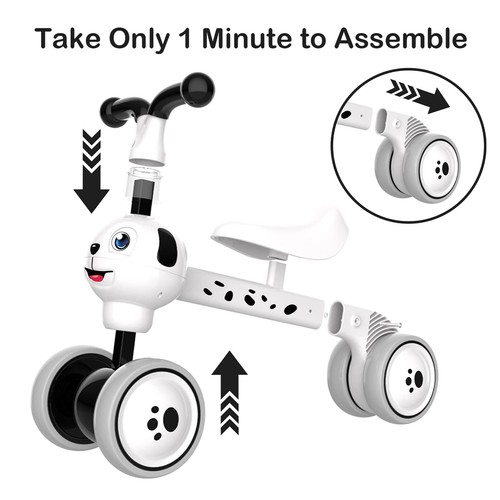 YGJT Baby Balance Bike Toys for 1 Year Old Birthday Gifts for Boys and Girls ... - Picture 4 of 7