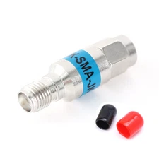 DC Block SMA - JK Male to Female Stainless Steel RF Coaxial 2W DC-6GHz 50 ohms 