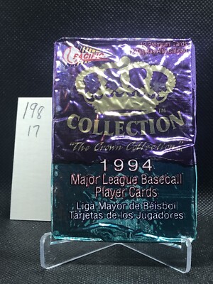 1994 PACIFIC THE CROWN COLLECTION MLB BASEBALL CARDS (1) PACKS