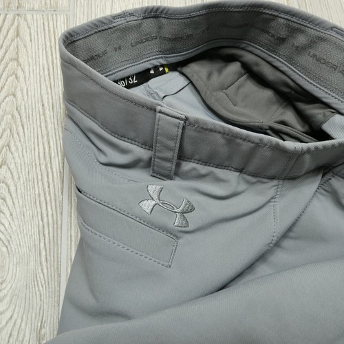 Under Armour Golfhose Erwachsene Größe 36x32 grau leicht Polyester Stretch Herren - Bild 3 von 7