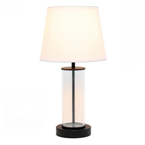 Simple Designs Encased Metal and Clear Glass Table Lamp - 第 13/44 張圖片