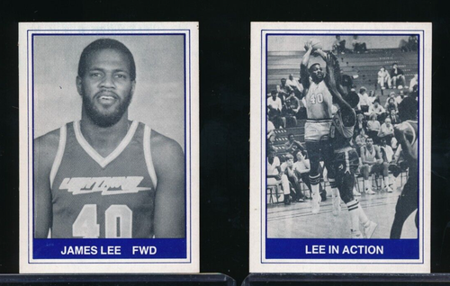 1982-83 TCMA CBA Lancaster James Lee base & Action EX - EXMT or better #13 & #14 - 第 1/2 張圖片