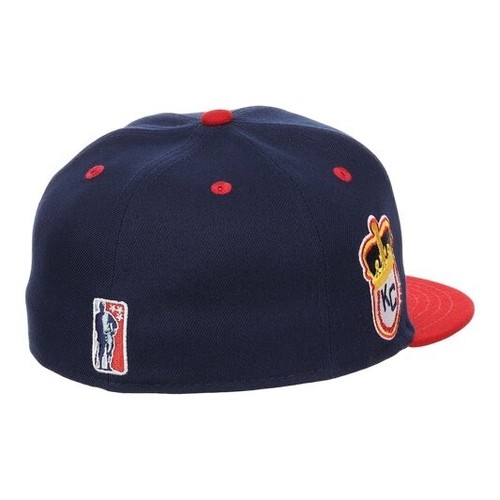 Ebbets Field Flannels Kansas City Monarchs Hat Negro League Blue Red Size 7 1/8 - Picture 14 of 24