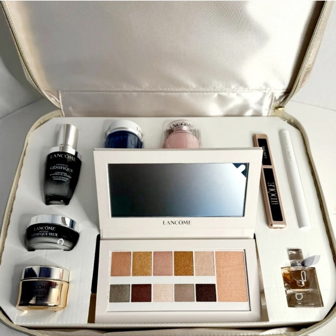 LANCOME BEAUTY BOX 2023 HOLIDAY BLOCKBUSTER SKINCARE MAKEUP LANCOME BEAUTY BOX 2023 HOLIDAY BLOCKBUSTER SKINCARE MAKEUP