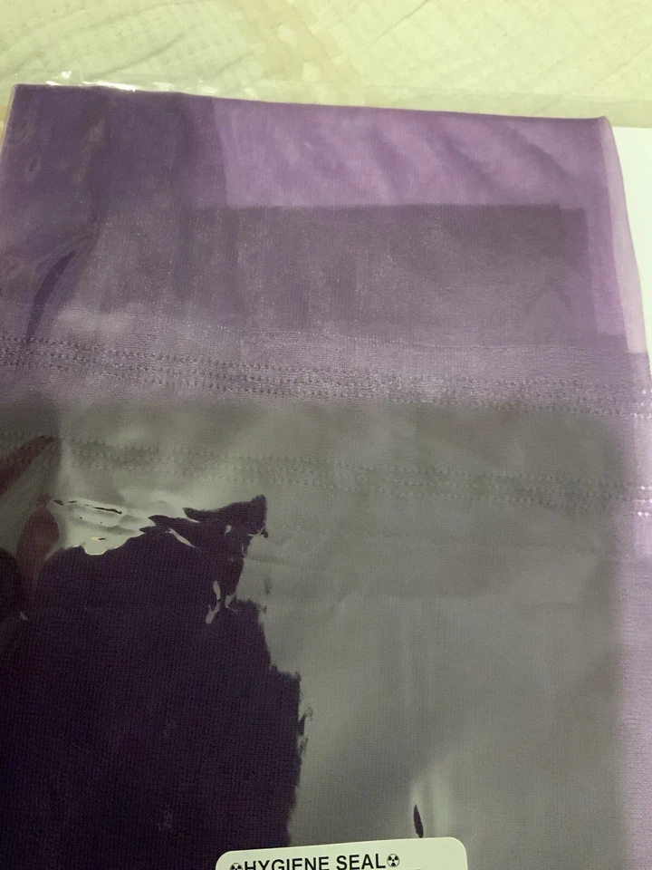 Medias Gio Completamente Moda DE COLECCIÓN MEDIAS NYLON PÚRPURA REAL ARMONÍA PUNTO TACÓN 9.5 Foto 3 de 4