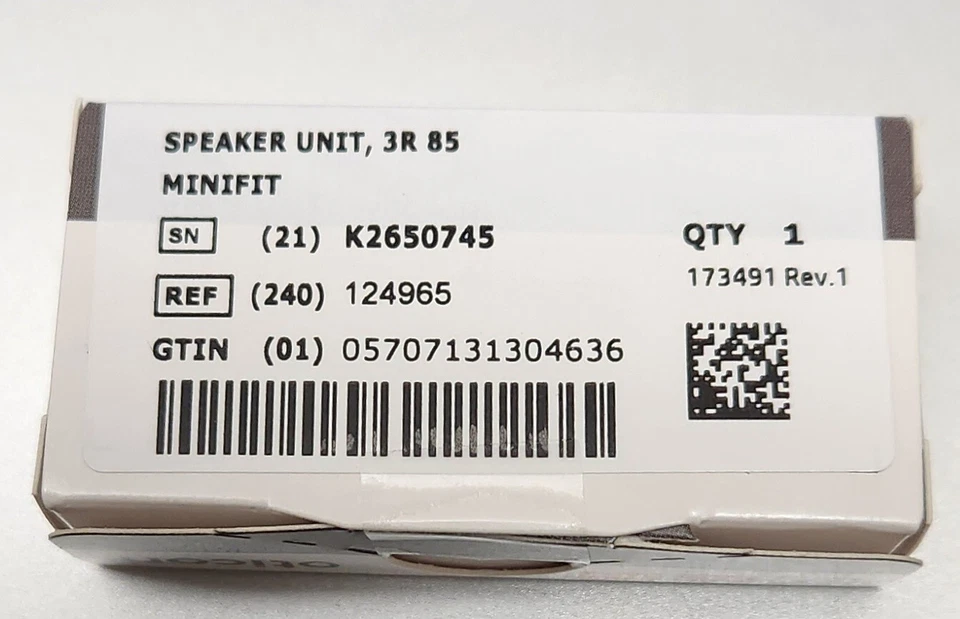 MiniReceptor Oticon MiniFit C1 Más Real OPN Rubí Minirita (85dB-3-Derecha) EE. UU. Foto 3 de 3