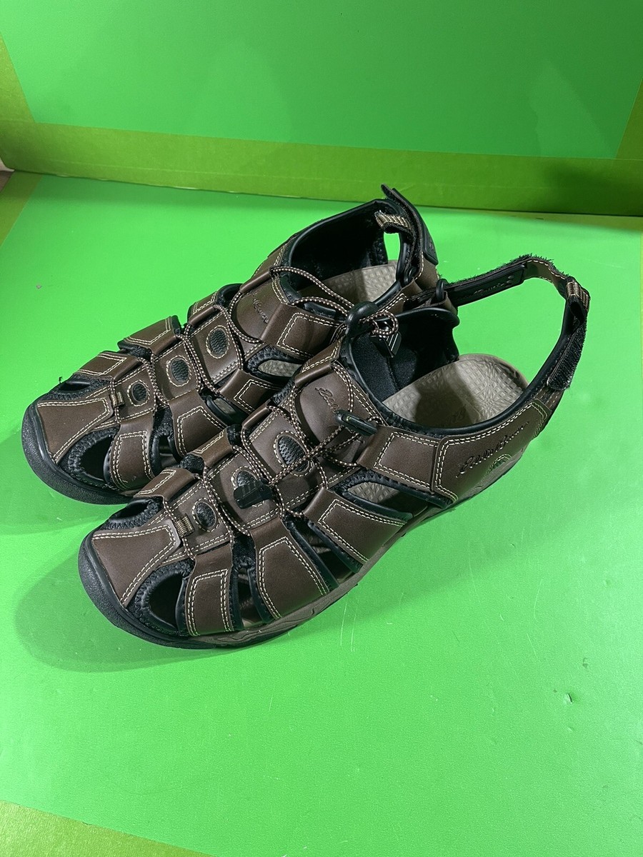 Eddie Bauer Mens Meridian Brown Bump Toe Sandals Size 9  display picture 3
