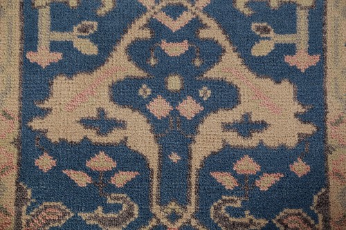Traditional New Oushak Indian 12 ft. Runner Rug Hallway Carpet" 3x12 ft - Picture 9 of 17