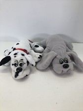 Vintage Tonka Set Of 2 Pound Puppies Plush Stuffed Animals 1985