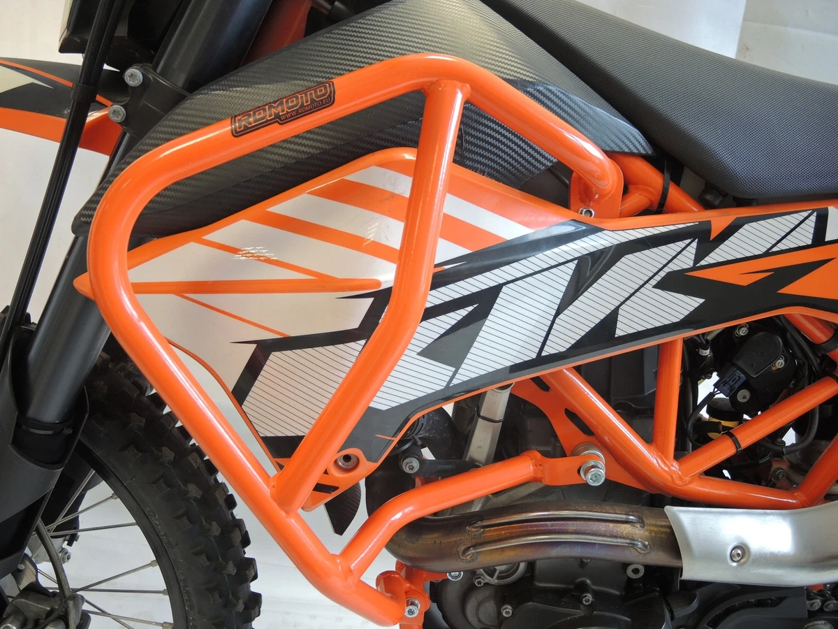 KTM 690 Enduro R 2008 2018 RD Moto Crash Bars Protectors Upper CF92 Black Or Ora