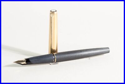 MONTBLANC 224 matt Black & Gold M size 585 nib CARTRIDGE FILLER
