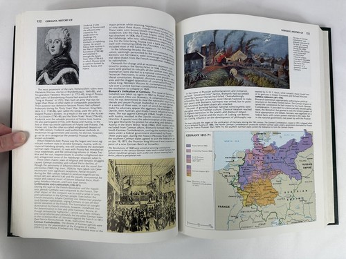 1987 Lexicon Universal Encyclopedia Volume 9 G in Green & Gold Vintage Hardcover - Picture 9 of 12