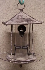 Bird Feeder Pagoda seed NEW metal