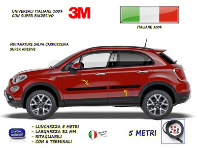 Modanature Auto Interni Wekuw 10m - Strisce Adesive Decorativi Per Paraurti, Porte, Specchietti, Rosso - Foto 4