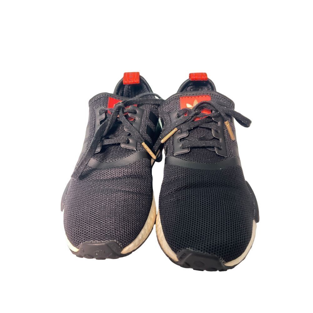 SAOLA Adidas NMD R1 Sneakers nere con accenti rossi suola boost casual atletica S 41