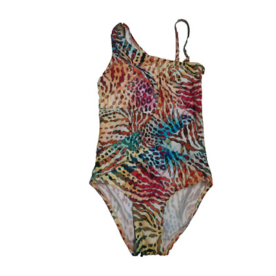 Beyond Control Swimwear zebra multi  Printed One Shoulder One-Piece Swimsuit 6