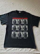 Vintage Expressions Of Darth Vader Star Wars Shirt