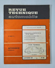 Revue technique Autobianchi 500