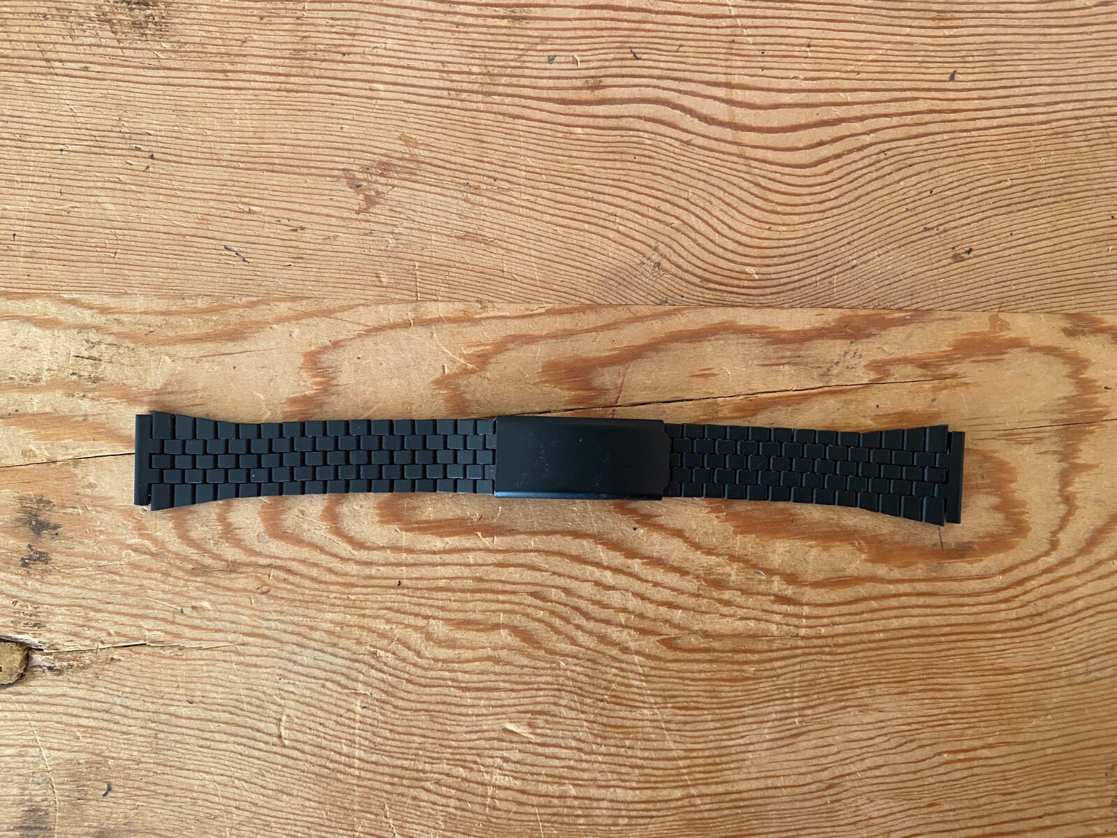 New - Black steel CHAIN for watch CADENA de acero negro para reloj - 18 mm