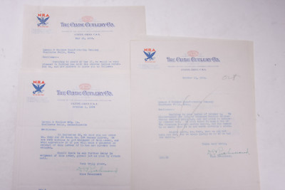 1934 Lamson Goodnow Clyde Cutlery Co Clyde OH Embossed Letters Ephemera P717K