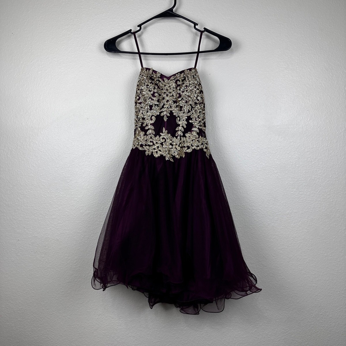 Blondie Nites Formal Mini Tulle Dress For Prom/Homecoming/Wedding Size 1