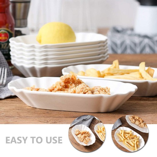 Snackschalen, Pommes-Frites-Gericht, Keramik-Dip-Schalen zum Abendessen, Grillen - Bild 3 von 12