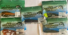 Gary Yamamoto Custom Baits 5" Assorted Colors 5 bags NEW