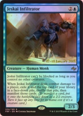 1x Jeskai Infiltrator - Foil - Prerelease Promo NM-Mint, English Prerelease Prom