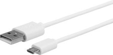 eSTUFF ES603007 USB-Kabel 1m USB 2.0 USB A Micro-USB B Weiß (MicroUSB Cable 1m