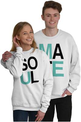 Soulmate His Hers Matching Couples Gift Womens or Mens Crewneck Sweatshirt