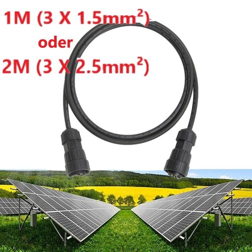 AC Kabel Solar Wechselrichter Grid Tie Wechselrichter Serie Connect Kabel 1M/2M