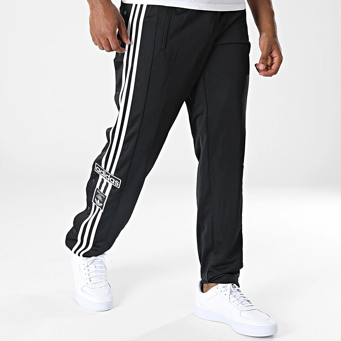 adidas Originals ADICOLOR CLASSICS ADIBREAK - Tracksuit bottoms - white 