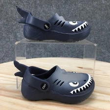 Capelli New York Shoes Toddler 6 Boys Shark Clogs Eva Blue Rubber Back Strap